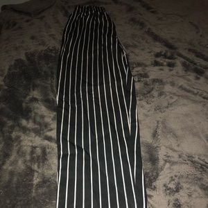Pinstriped Pants